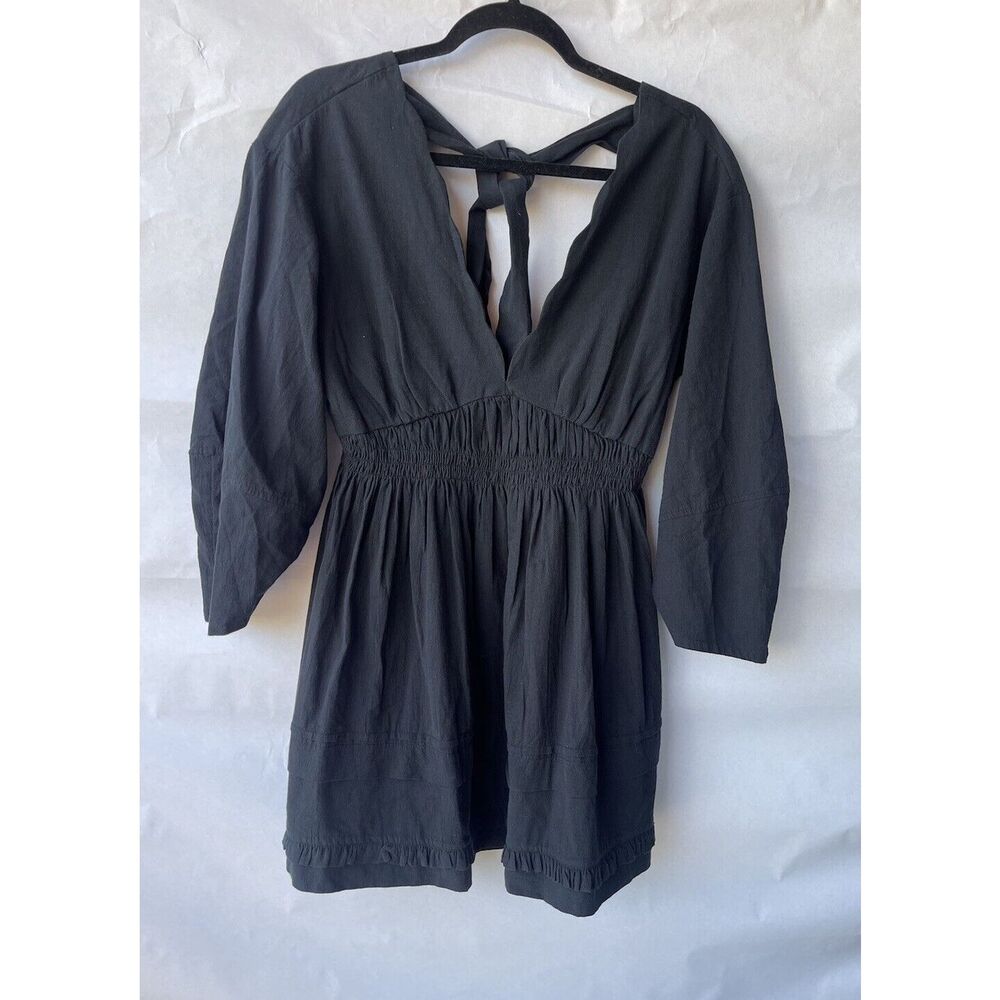 Free People Black Mini Dress